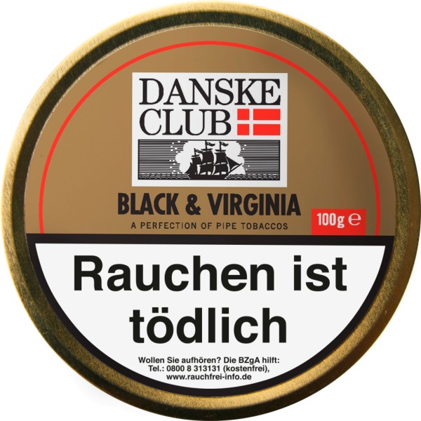 Danske Club Pfeifentabak Black & Virginia Dose