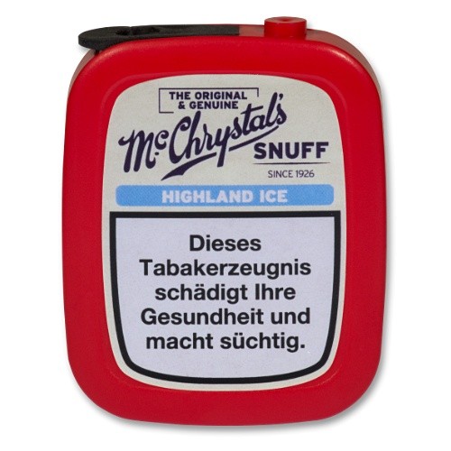 McChrystals Highland Ice Container Snuff