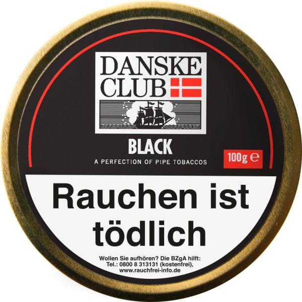 Danske Club Pfeifentabak Black (Luxury) Dose