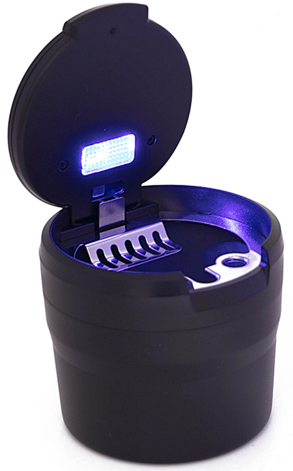 G62D KFZ Autoaschenbecher Aschenbecher LED Beleuchtung Getränkehalter  Gluttöter