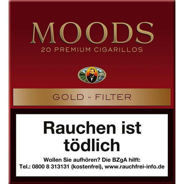 Dannemann Moods Gold - Filter (5er/20er)