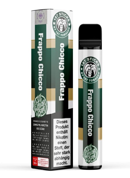 187 Strassenbande Einweg E-Zigarette - Frappo Chicco (2ml - 600 Züge)