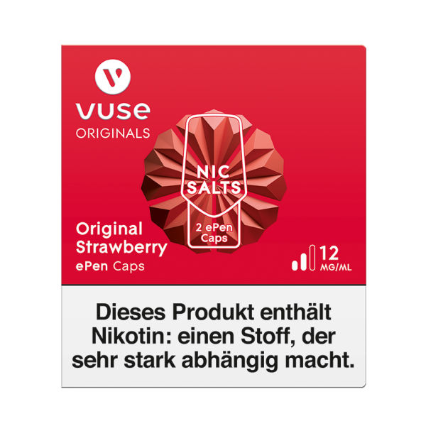 Vuse ePen Caps - Original Strawberry
