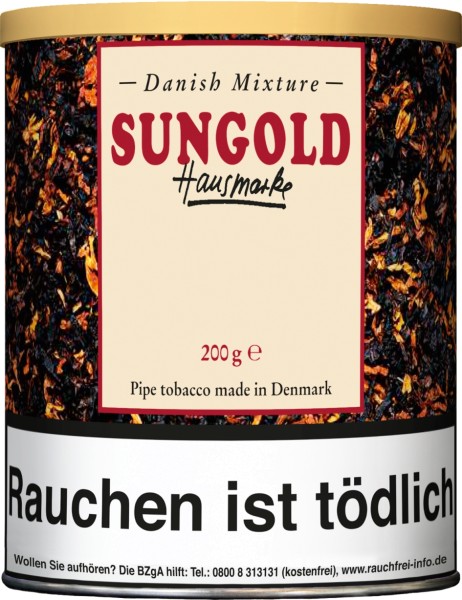 Danish Mixture Pfeifentabak Hausmarke Sungold (Vanilla) Dose