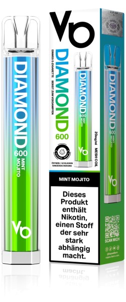 Diamond Einweg E-Zigarette - Mint Mojito (2ml - 600 Züge)