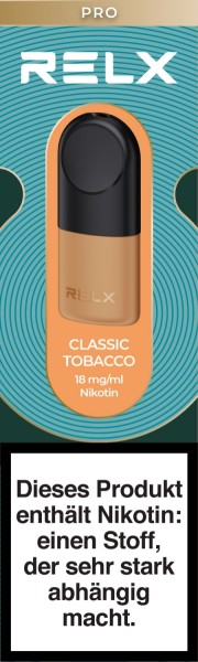 Relx Pro Pods - Classic Tobacco